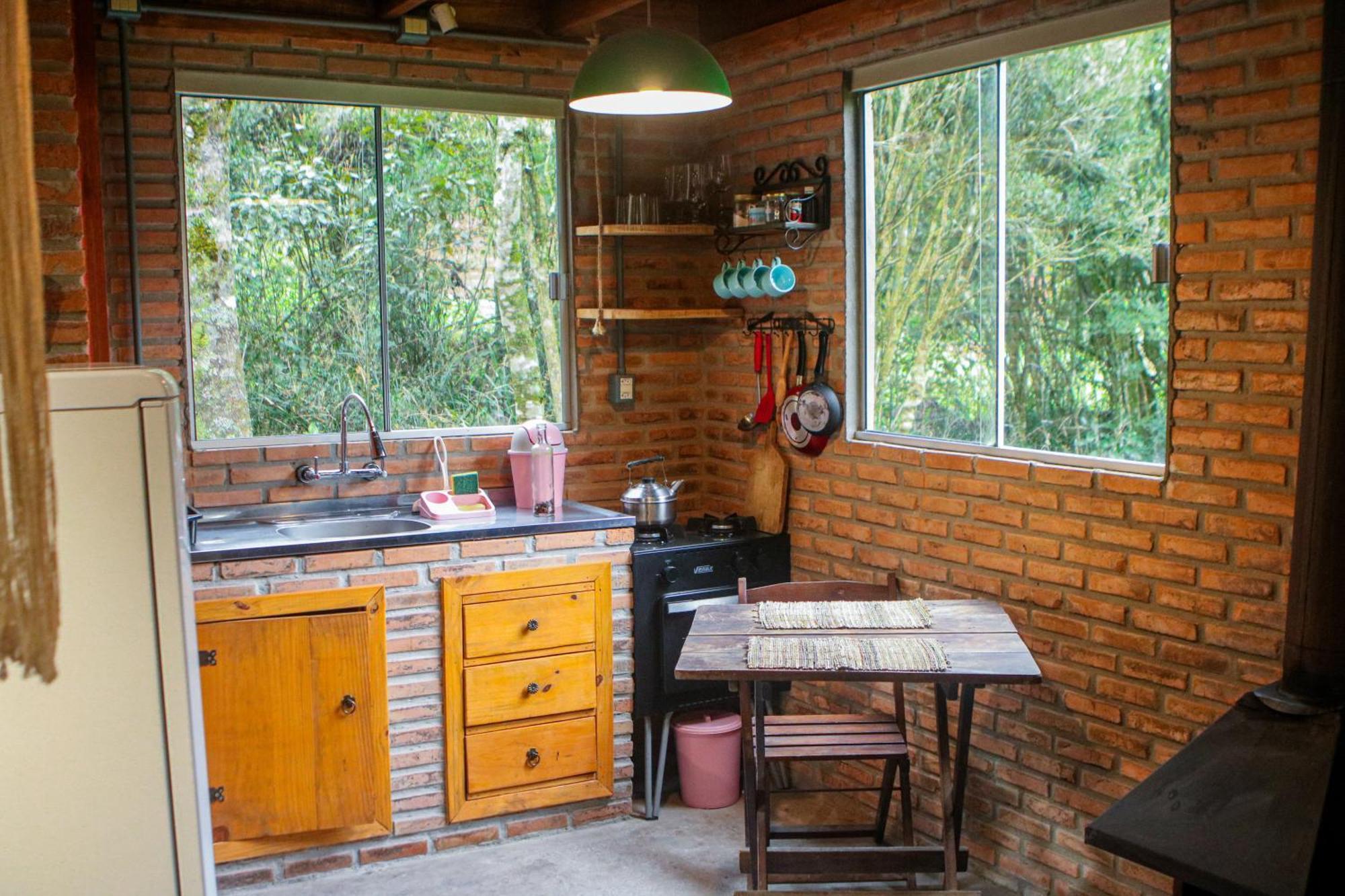 Cabana Na Floresta Rincao Do Fortaleza Cambará Dış mekan fotoğraf