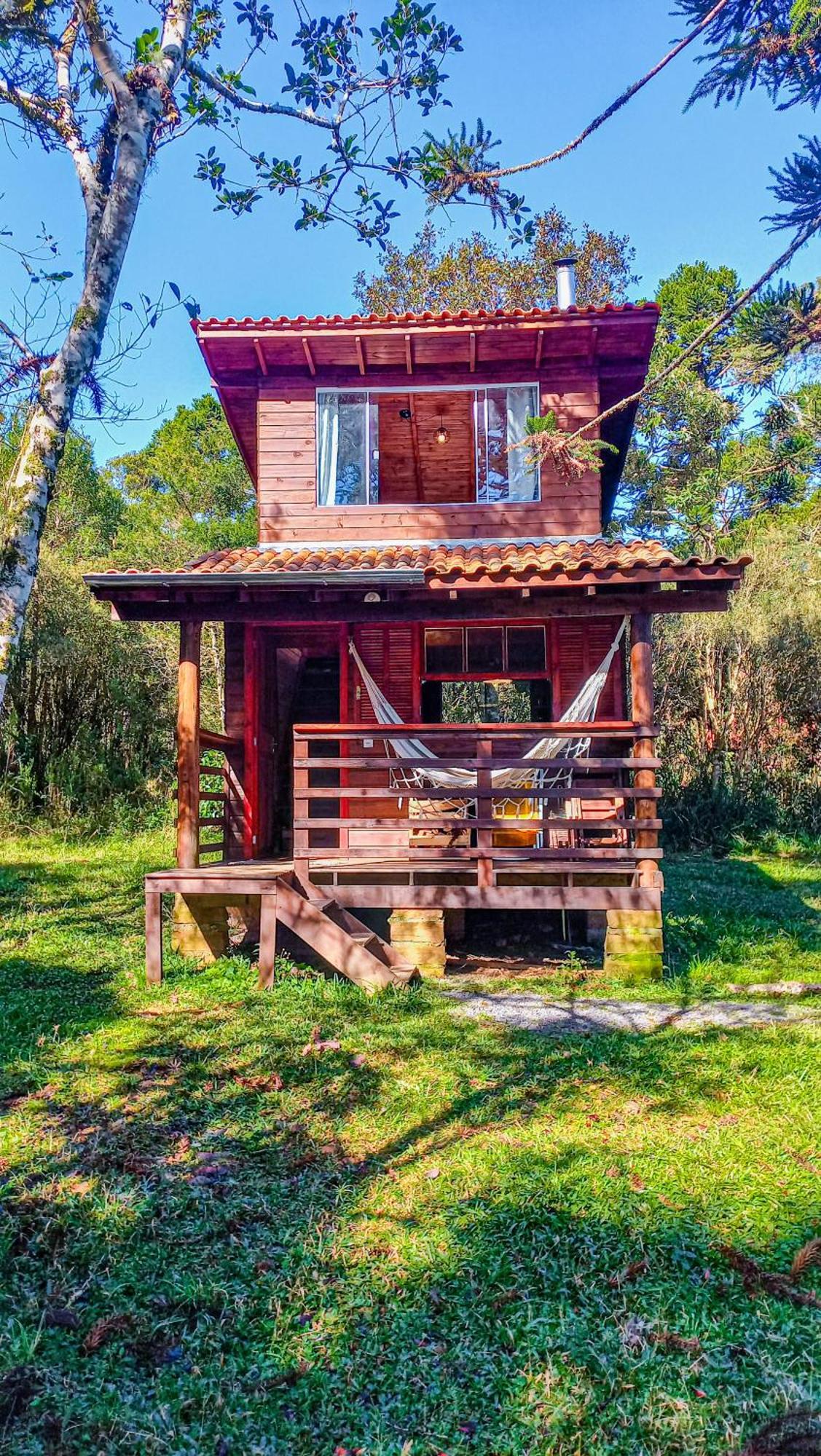 Cabana Na Floresta Rincao Do Fortaleza Cambará Dış mekan fotoğraf